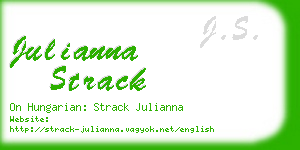 julianna strack business card
